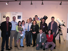 Foto con D. Manuel Toharia, haz clic para ampliar