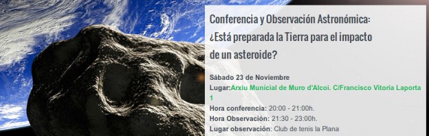 Conferencia y observación pública – Semana de la ciencia 2013