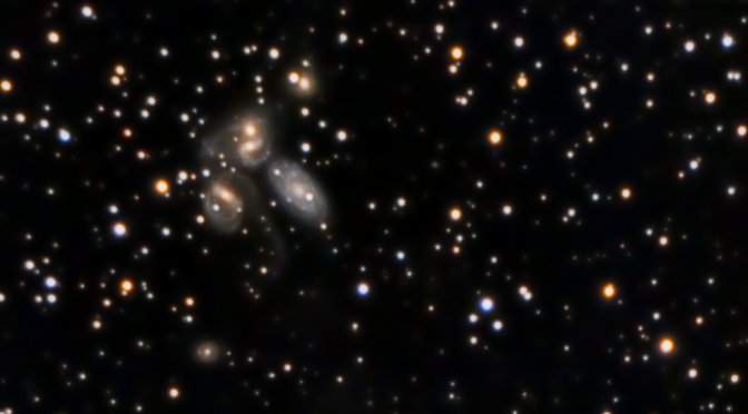 Quinteto de Stephan (NGC7317,  NGC7318a, NGC7318b, NGC7319, NGC7320)